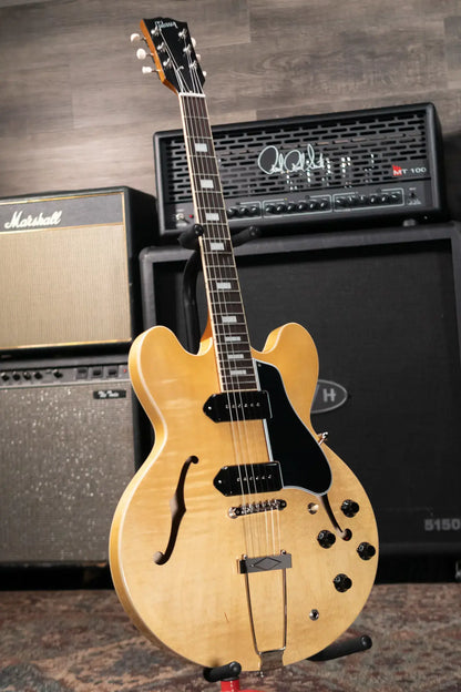 Gibson ES-330 Hollowbody Electric Guitar - Antique Natural with Hardshell Case