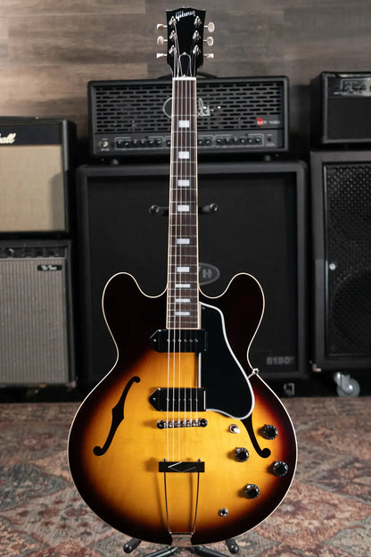 Gibson ES-330 Hollowbody Electric Guitar - Tobacco Burst with Hardshell Case