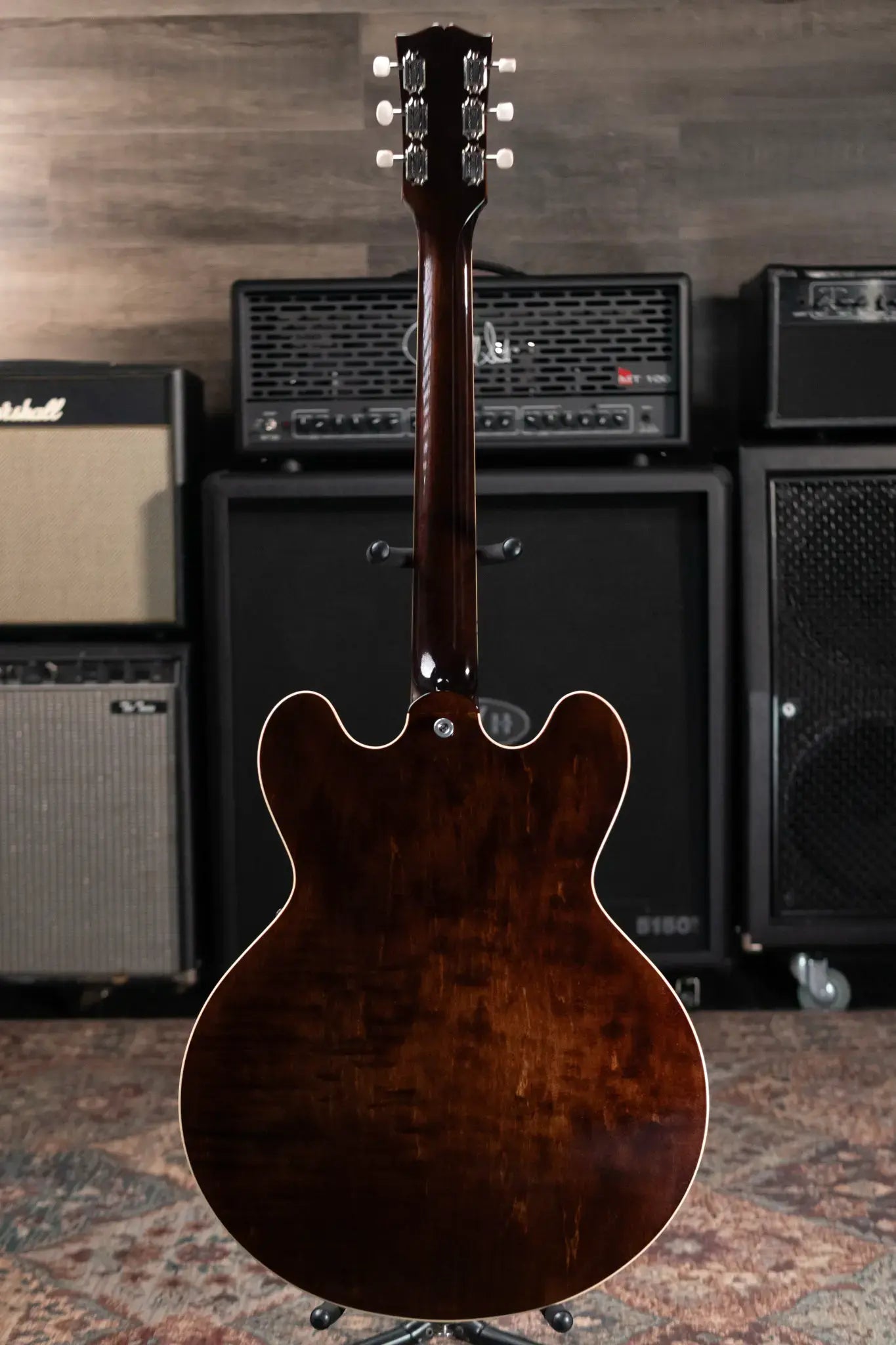 Gibson ES-330 Hollowbody Electric Guitar - Tobacco Burst with Hardshell Case