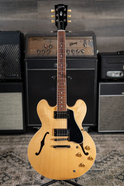 Gibson ES-335 50s Semi-Hollow Electric Guitar - Vintage Natural with Hardshell Case