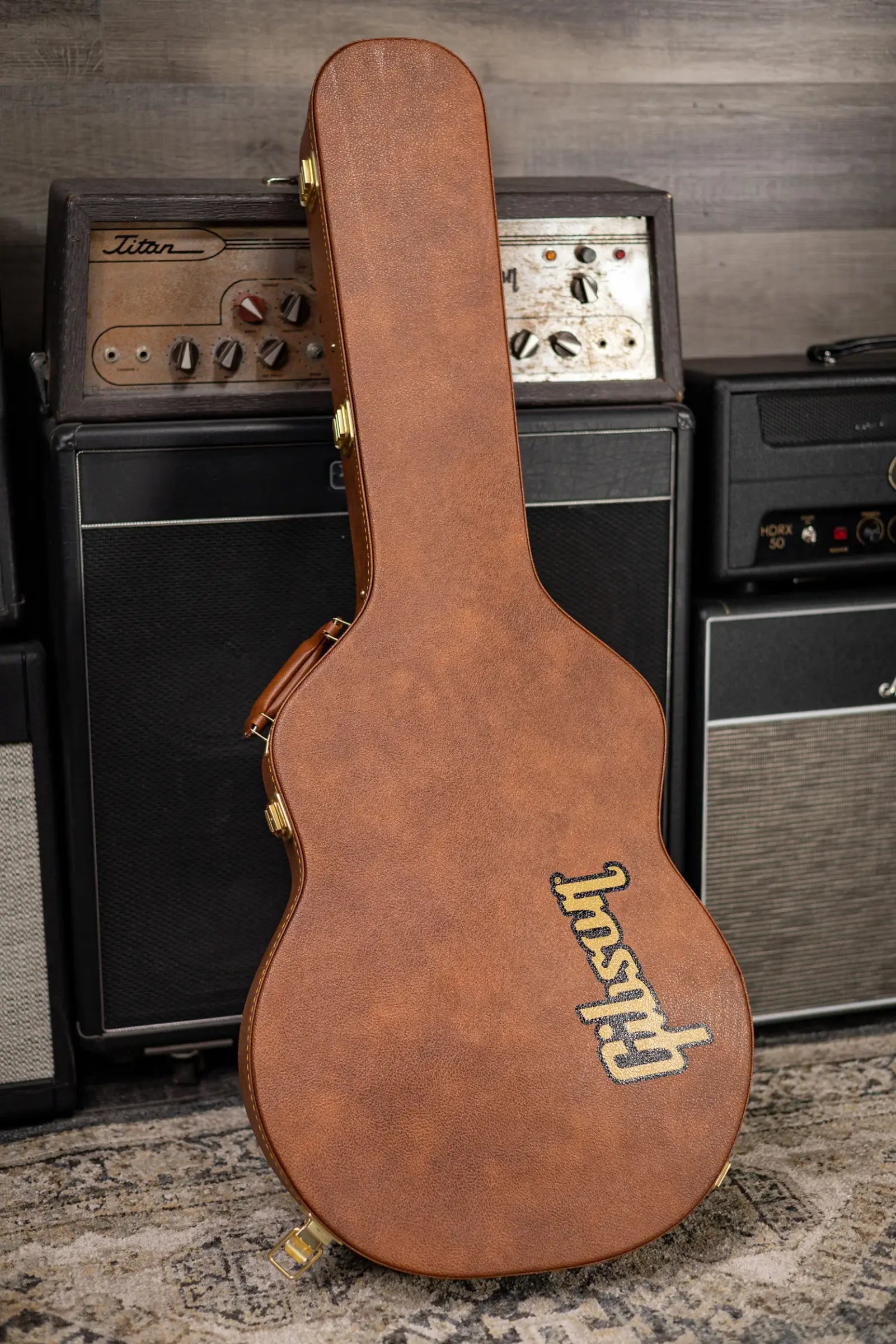 Gibson ES-335 50s Semi-Hollow Electric Guitar - Vintage Natural with Hardshell Case