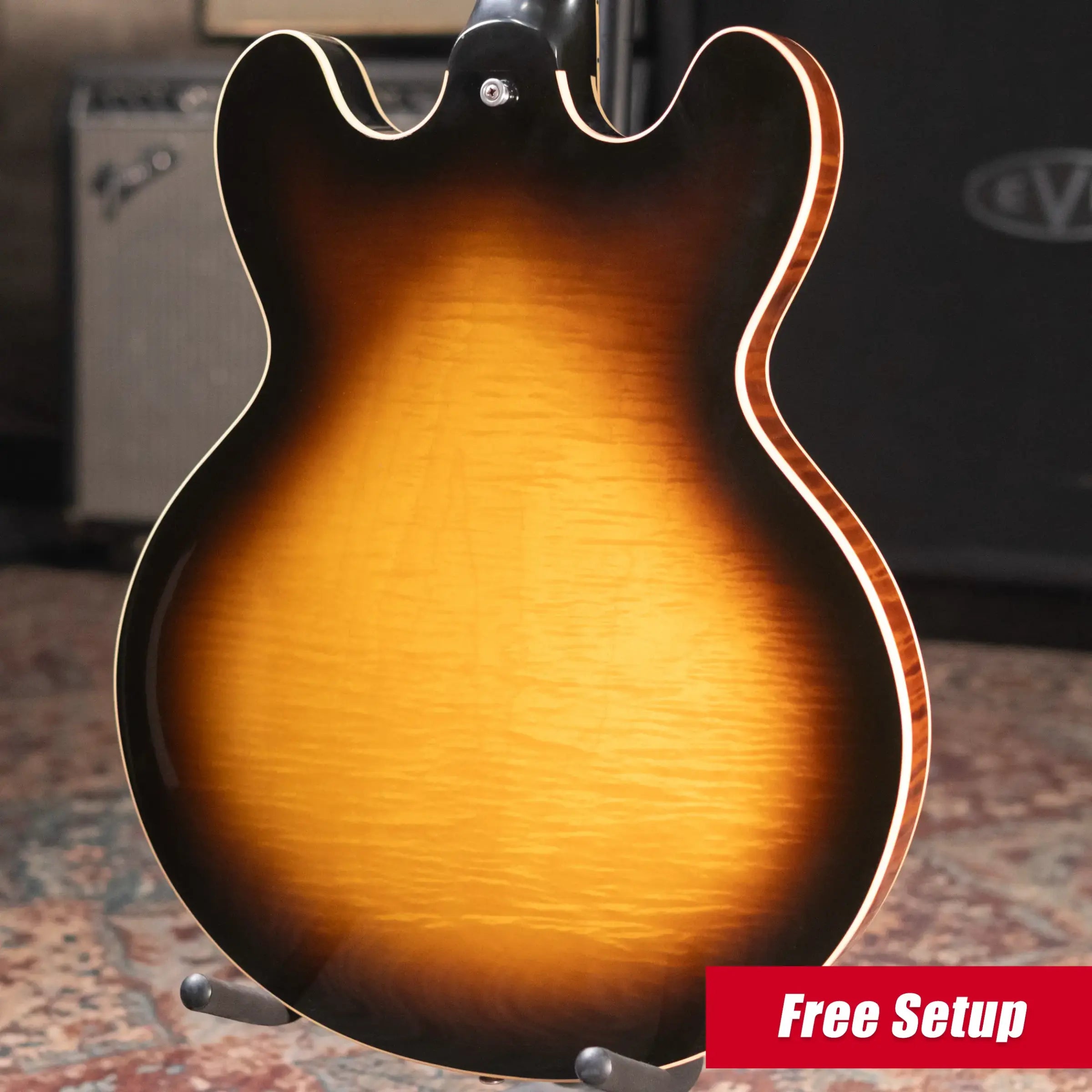 Gibson ES-335 Dot Semi-Hollow Electric Guitar - Vintage Sunburst with Hardshell Case - Used