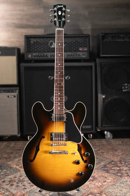 Gibson ES-335 Dot Semi-Hollow Electric Guitar - Vintage Sunburst with Hardshell Case - Used