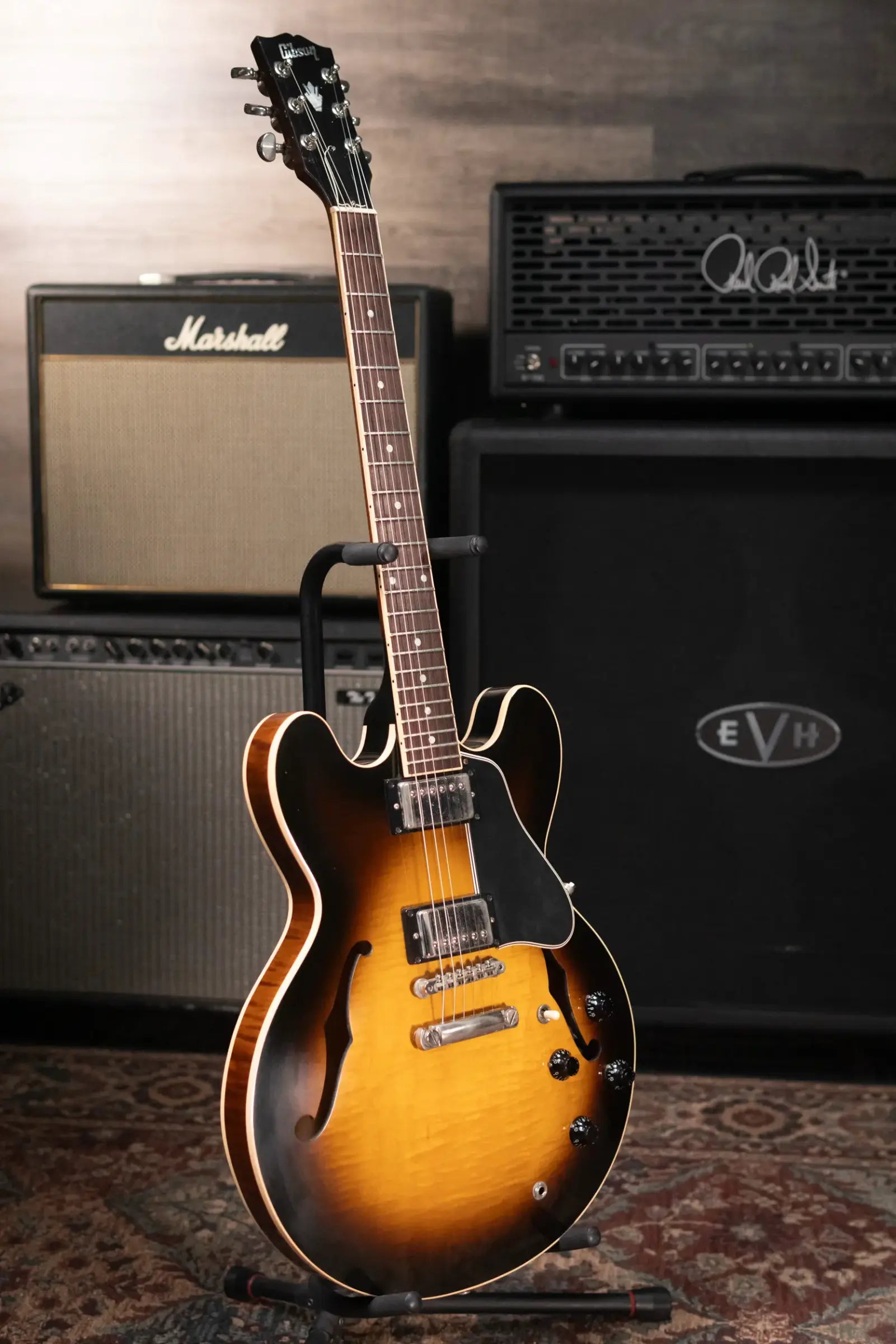 Gibson ES-335 Dot Semi-Hollow Electric Guitar - Vintage Sunburst with Hardshell Case - Used