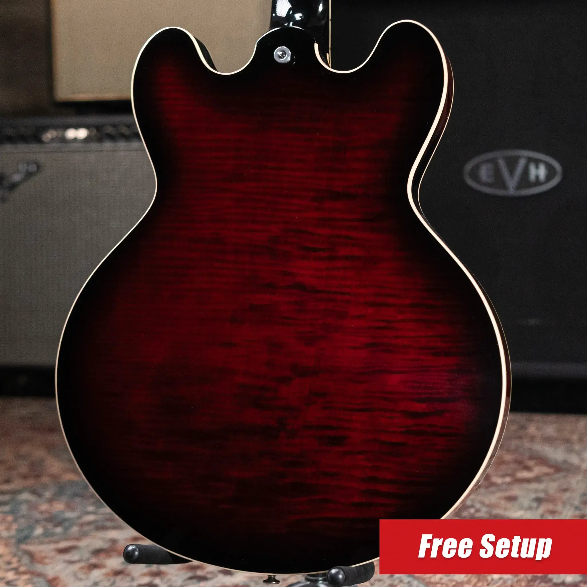 Gibson ES-335 Figured Semi-Hollow Electric Guitar - Blood Moon Burst with Hardshell Case