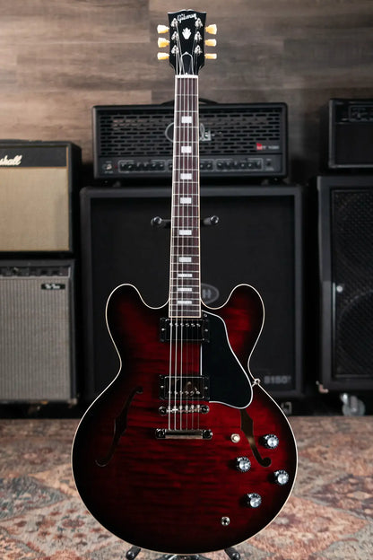 Gibson ES-335 Figured Semi-Hollow Electric Guitar - Blood Moon Burst with Hardshell Case