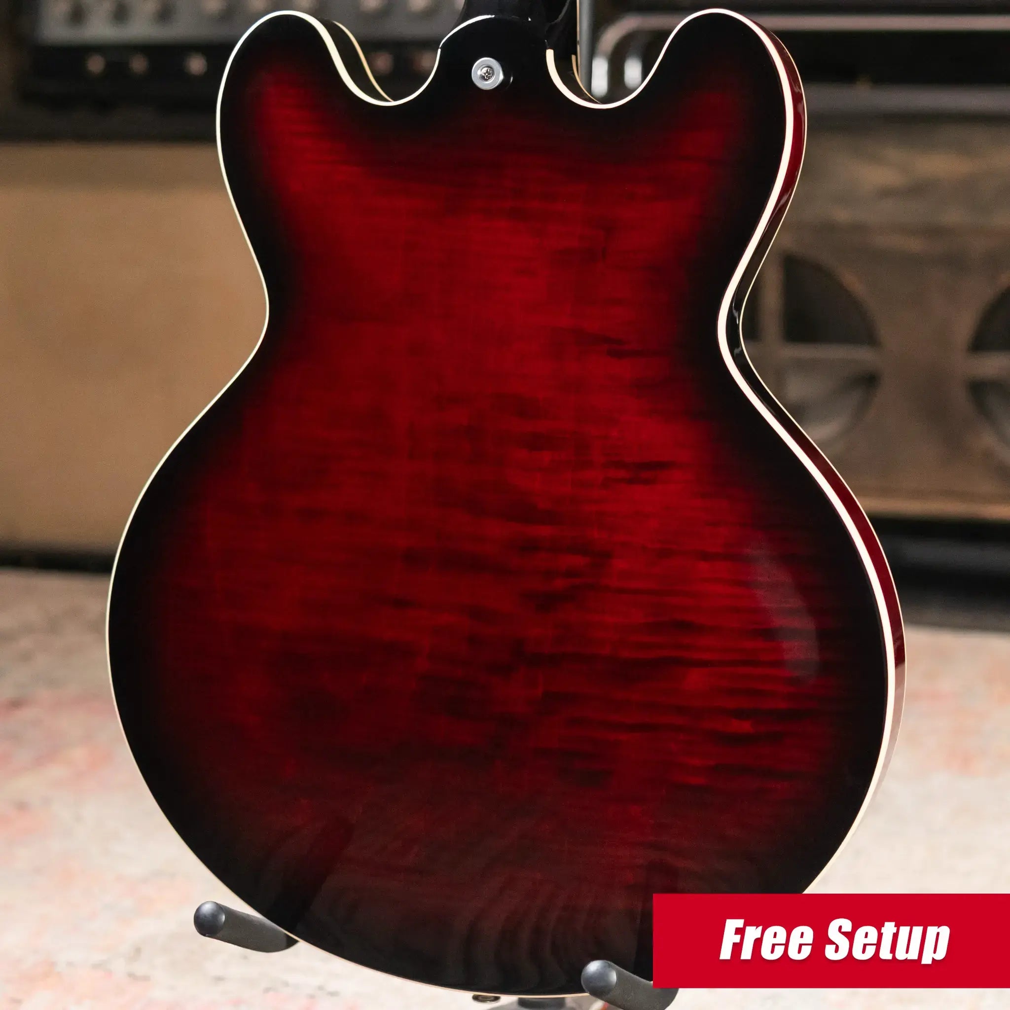 Gibson ES-335 Figured Semi-Hollow Electric Guitar - Blood Moon Burst with Hardshell Case