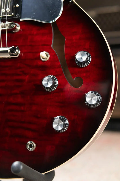 Gibson ES-335 Figured Semi-Hollow Electric Guitar - Blood Moon Burst with Hardshell Case