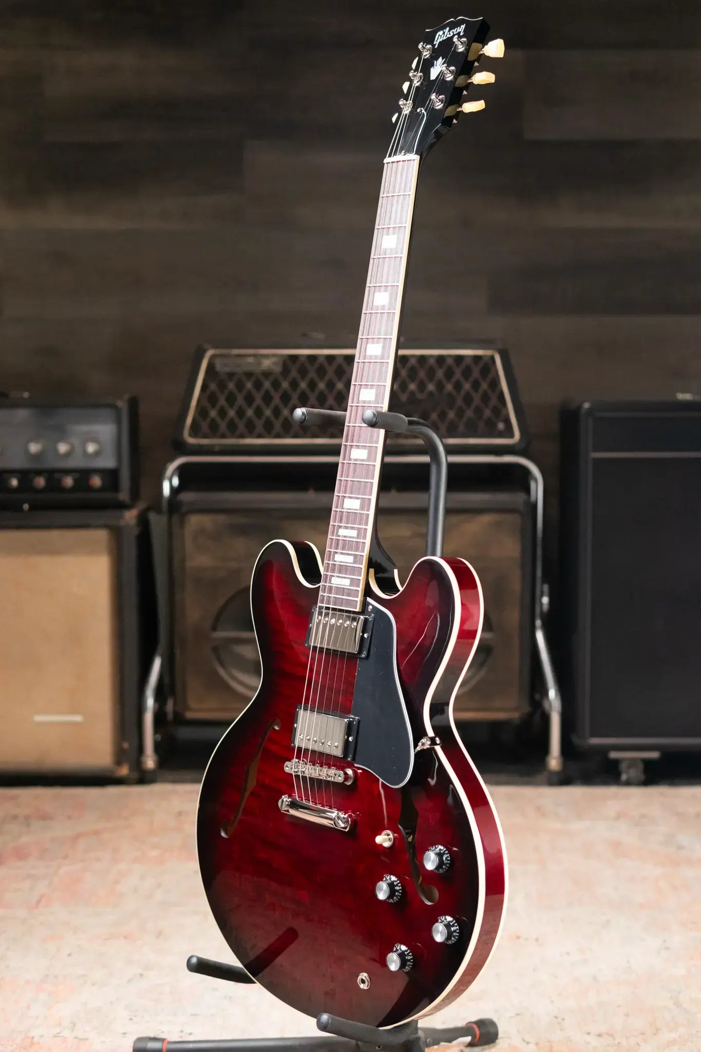 Gibson ES-335 Figured Semi-Hollow Electric Guitar - Blood Moon Burst with Hardshell Case