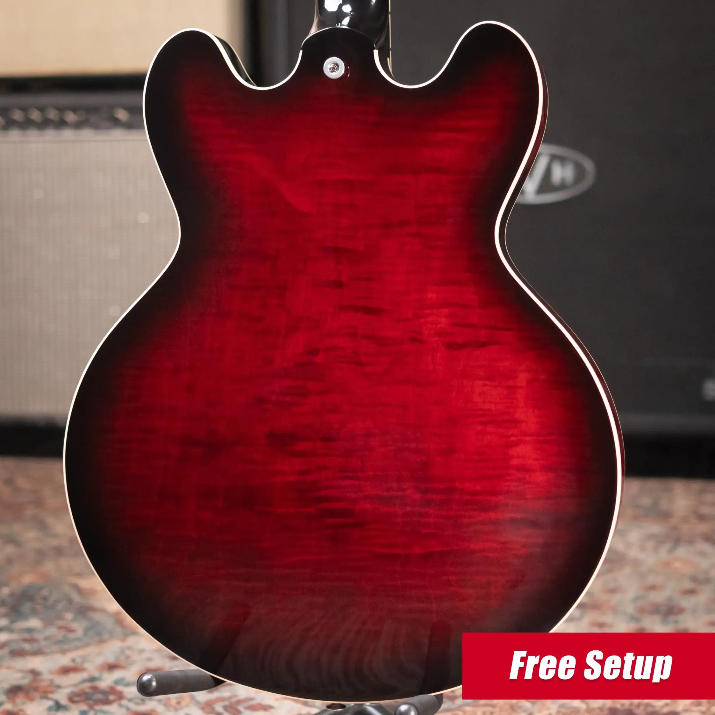 Gibson ES-335 Figured Semi-Hollow Electric Guitar - Blood Moon Burst with Hardshell Case
