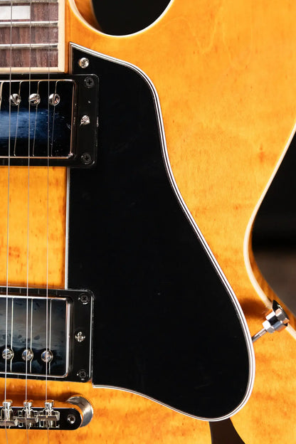 Gibson ES-335 Figured Semi-Hollow Electric Guitar - Honey Amber with Hardshell Case