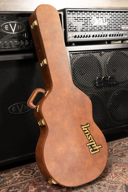 Gibson ES-335 Figured Semi-Hollow Electric Guitar - Honey Amber with Hardshell Case