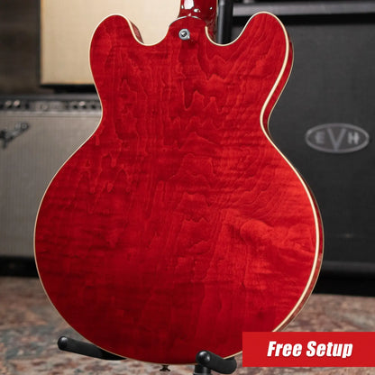 Gibson ES-335 Figured Semi-Hollow Electric Guitar - Sixties Cherry with Hardshell Case