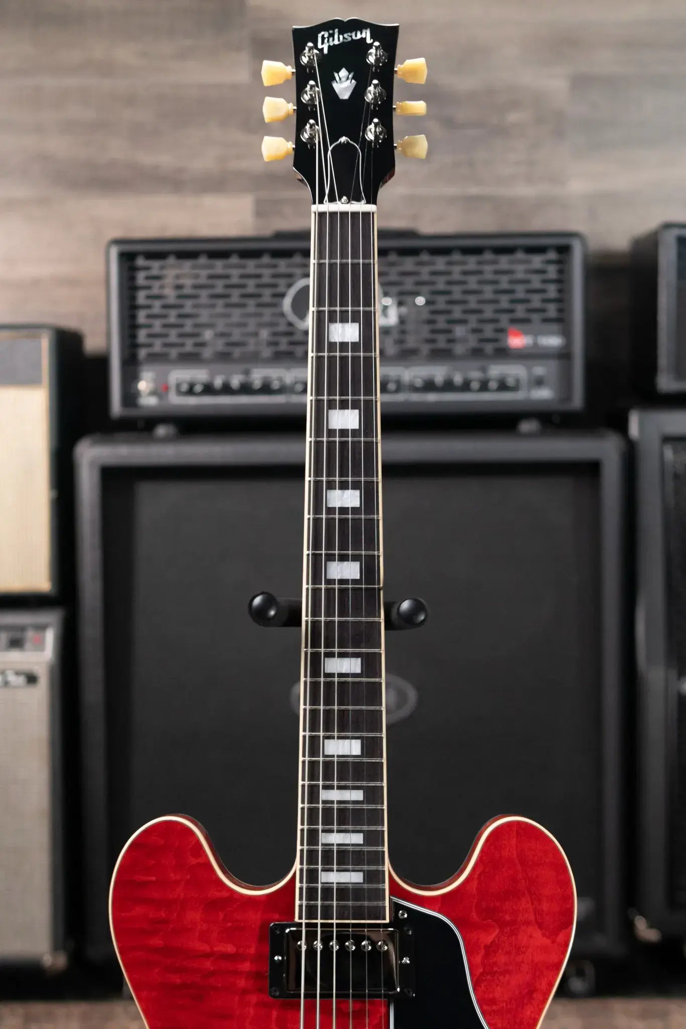 Gibson ES-335 Figured Semi-Hollow Electric Guitar - Sixties Cherry with Hardshell Case