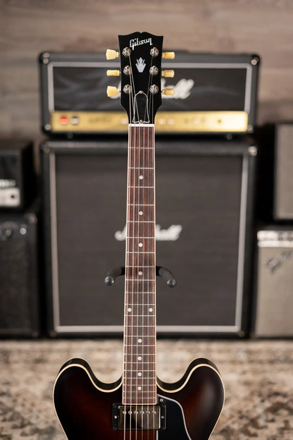 Gibson ES-335 Satin Semi-Hollow Electric Guitar - Smokehouse Satin with Hardshell Case