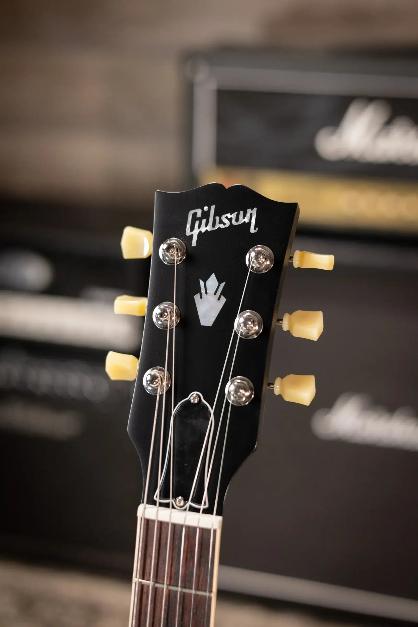 Gibson ES-335 Satin Semi-Hollow Electric Guitar - Smokehouse Satin with Hardshell Case