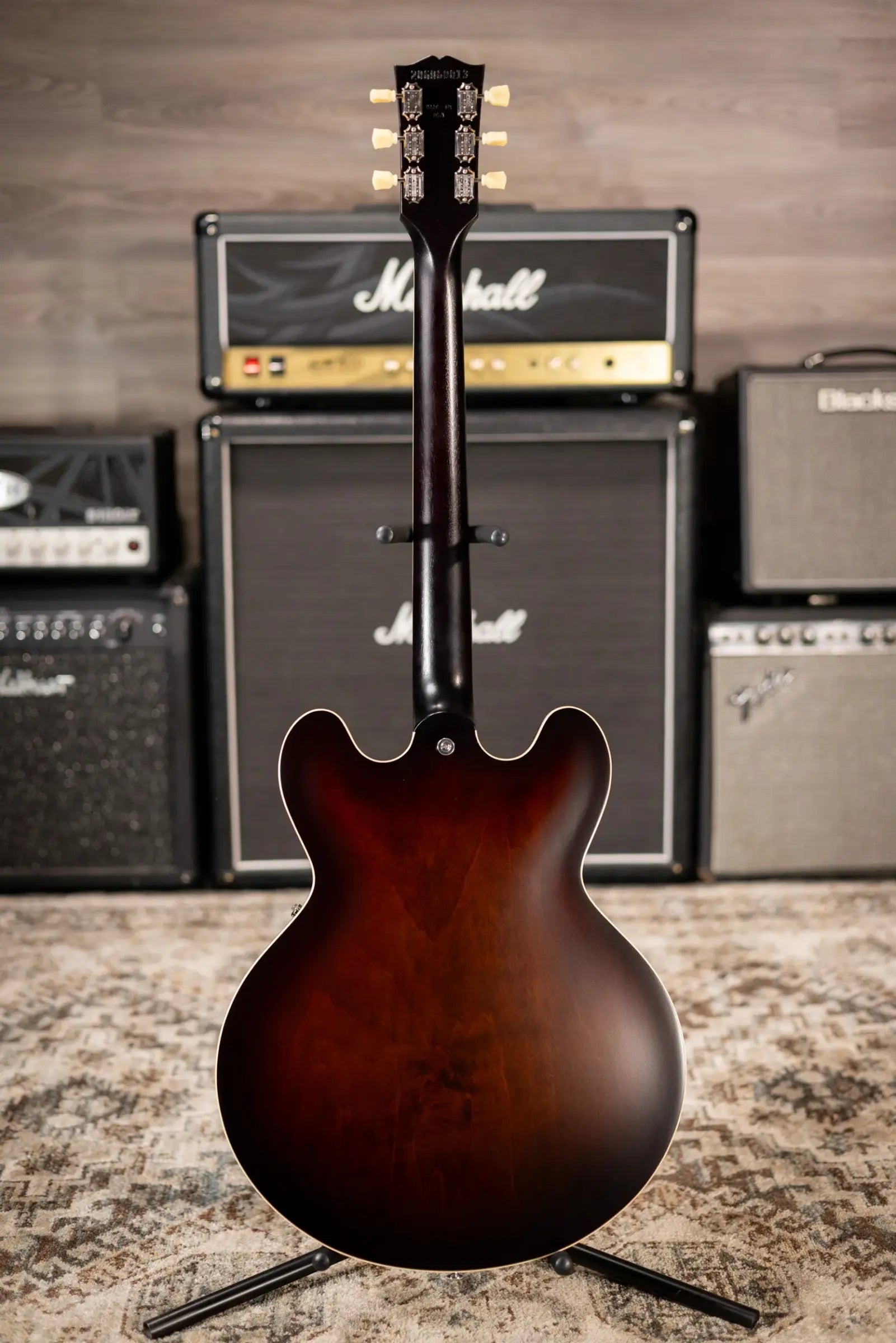 Gibson ES-335 Satin Semi-Hollow Electric Guitar - Smokehouse Satin with Hardshell Case
