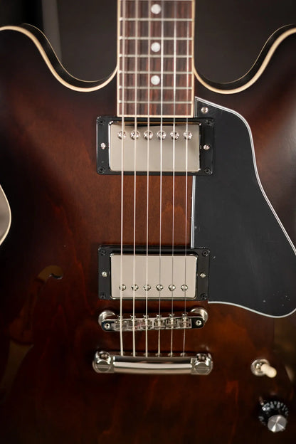 Gibson ES-335 Satin Semi-Hollow Electric Guitar - Smokehouse Satin with Hardshell Case