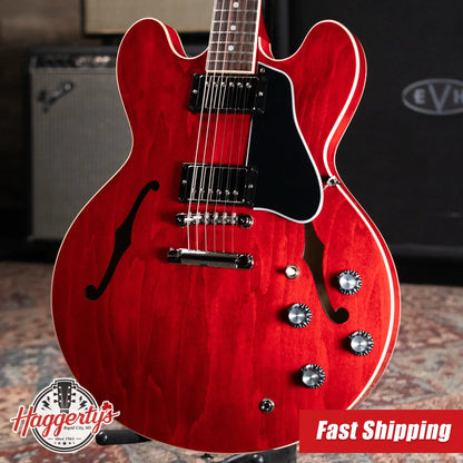 Gibson ES-335 Semi-Hollow Electric Guitar - Sixties Cherry with Hardshell Case