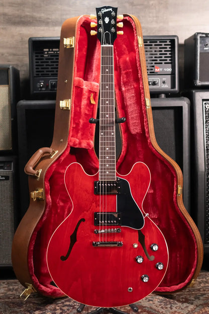 Gibson ES-335 Semi-Hollow Electric Guitar - Sixties Cherry with Hardshell Case