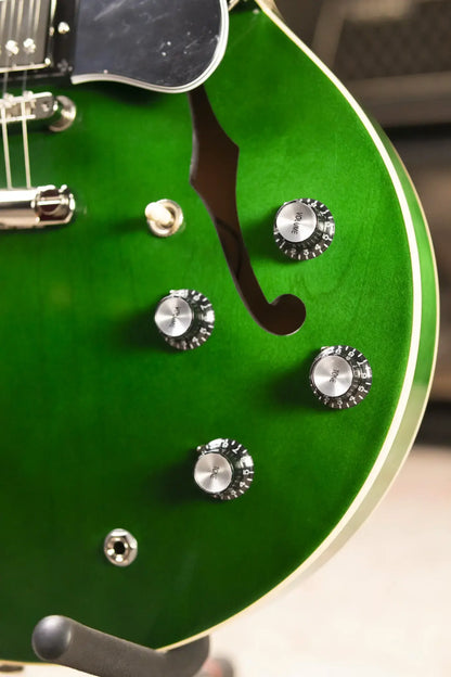 Gibson ES-335 Semi-Hollow Electric Guitar - Spearmint with Hardshell Case