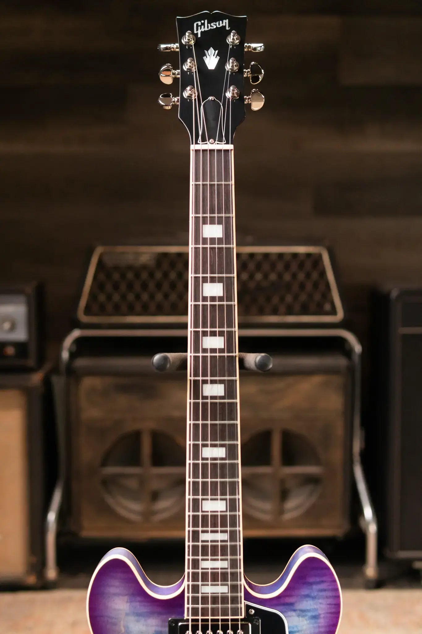 Gibson ES-339 Figured Semi-Hollow Electric Guitar - Blueberry Burst with Hardshell Case