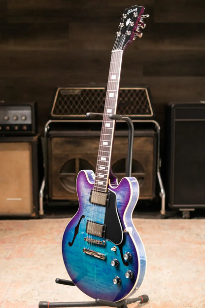 Gibson ES-339 Figured Semi-Hollow Electric Guitar - Blueberry Burst with Hardshell Case