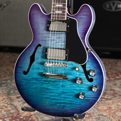 Gibson ES-339 Figured Semi-hollow Electric Guitar - Blueberry Burst with Hardshell Case