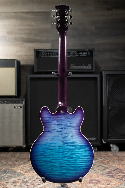 Gibson ES-339 Figured Semi-hollow Electric Guitar - Blueberry Burst with Hardshell Case