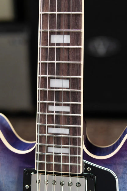 Gibson ES-339 Figured Semi-hollow Electric Guitar - Blueberry Burst with Hardshell Case