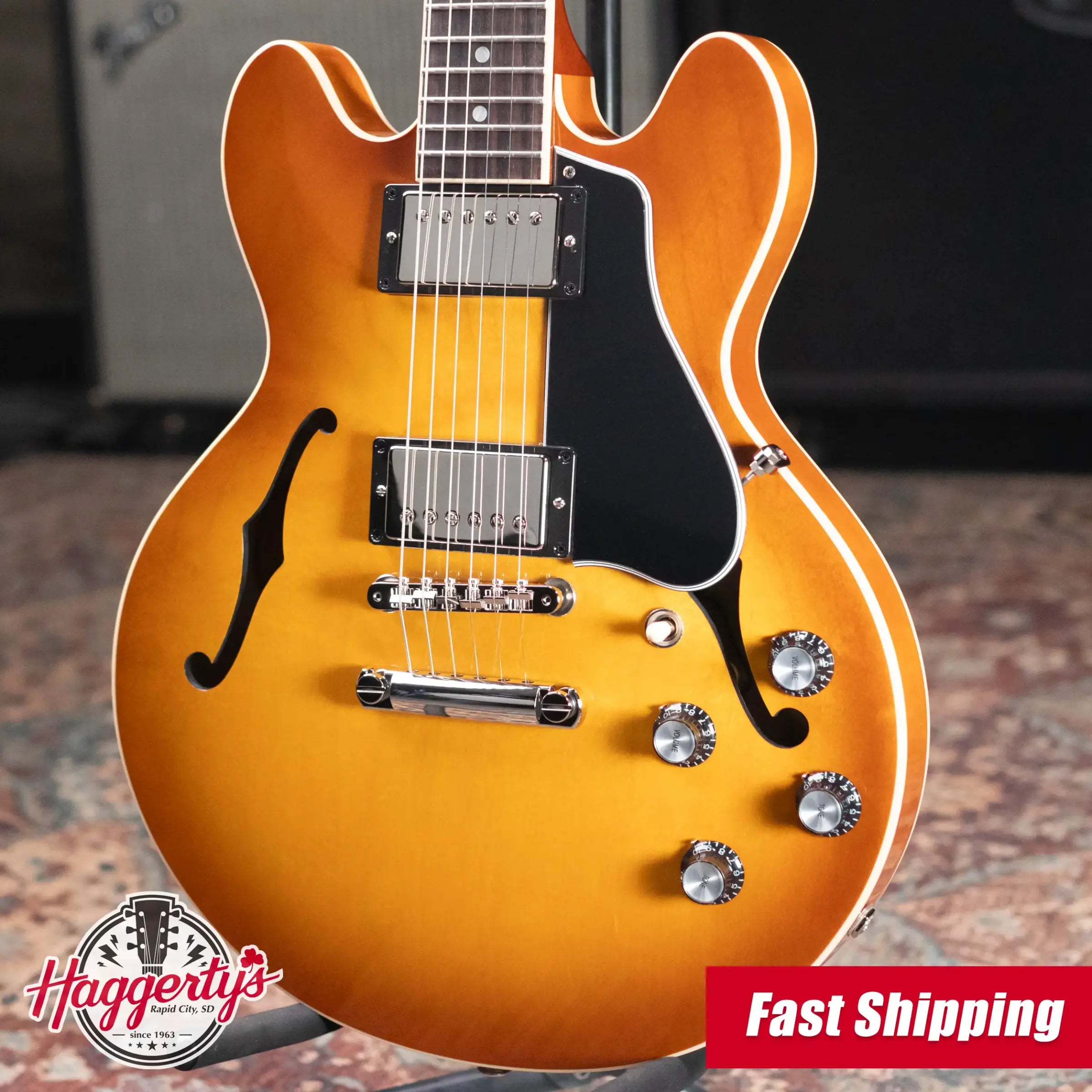 Gibson ES-339 Semi-Hollow Electric Guitar - Honeyburst with Hardshell Case