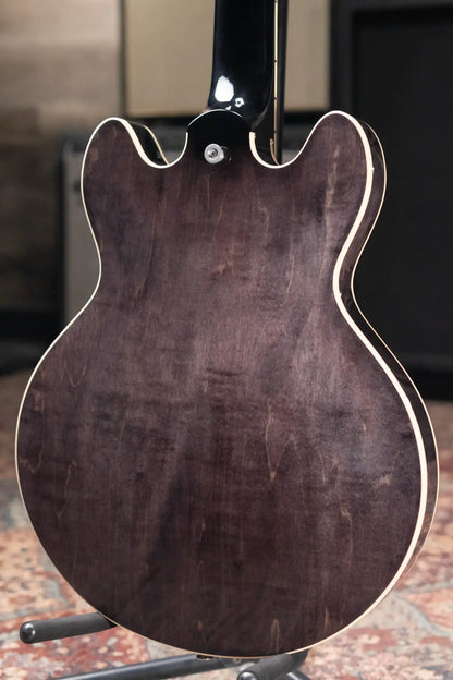 Gibson ES-339 Semi-Hollow Electric Guitar - Trans Ebony with Hardshell Case