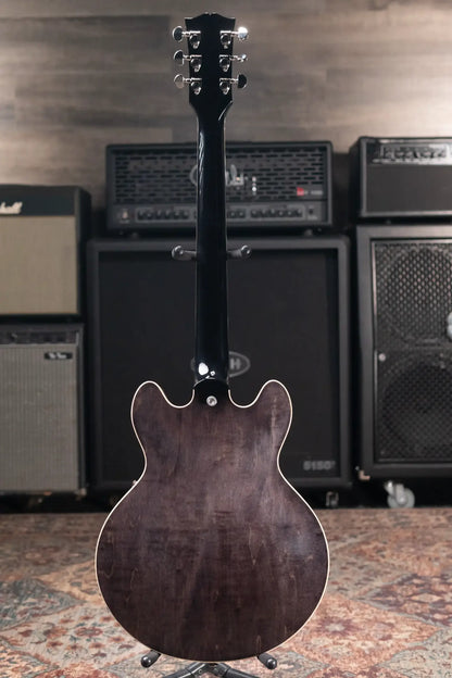 Gibson ES-339 Semi-Hollow Electric Guitar - Trans Ebony with Hardshell Case