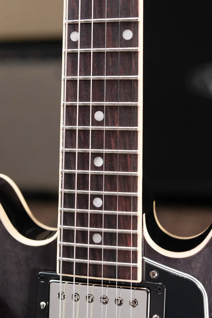 Gibson ES-339 Semi-Hollow Electric Guitar - Trans Ebony with Hardshell Case