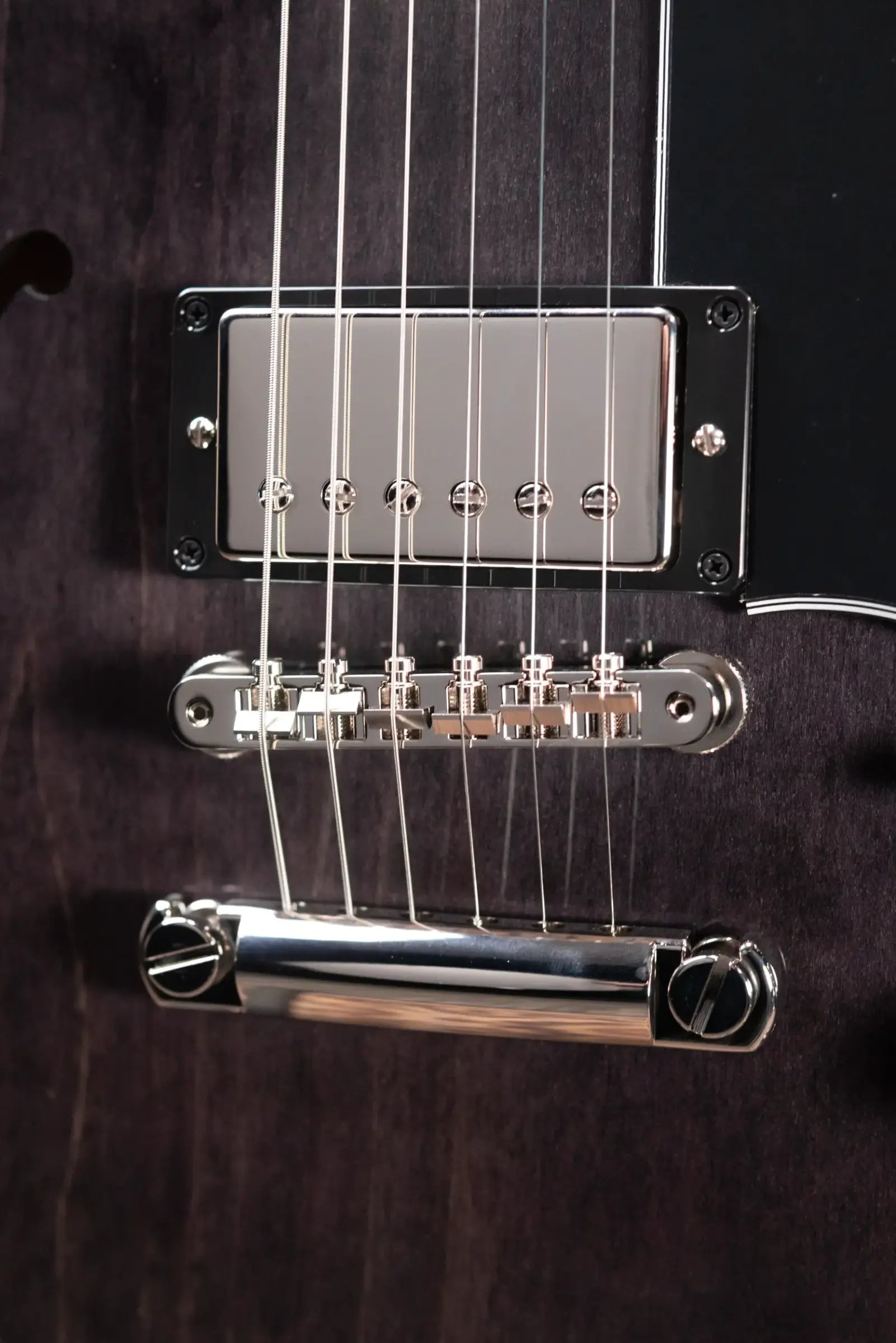 Gibson ES-339 Semi-Hollow Electric Guitar - Trans Ebony with Hardshell Case