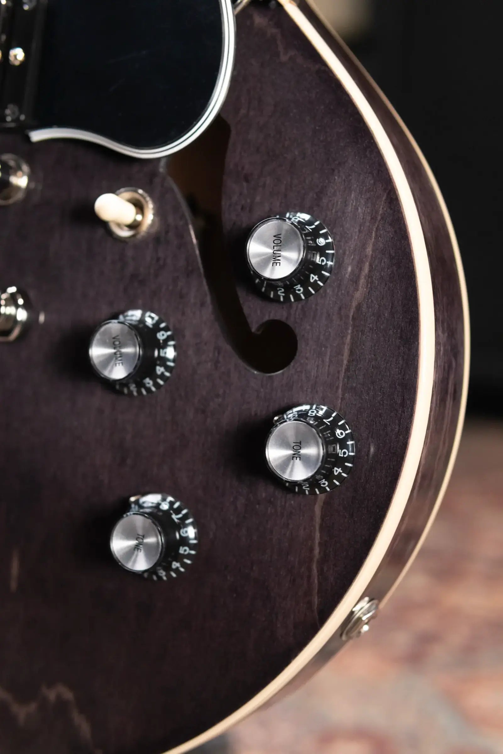 Gibson ES-339 Semi-Hollow Electric Guitar - Trans Ebony with Hardshell Case