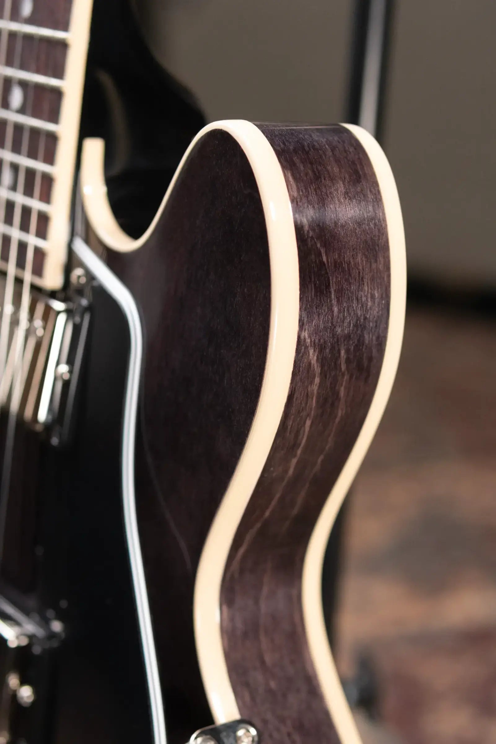 Gibson ES-339 Semi-Hollow Electric Guitar - Trans Ebony with Hardshell Case