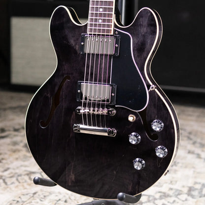 Gibson ES-339 Semi-Hollow Electric Guitar - Transparent Ebony with Hardshell Case