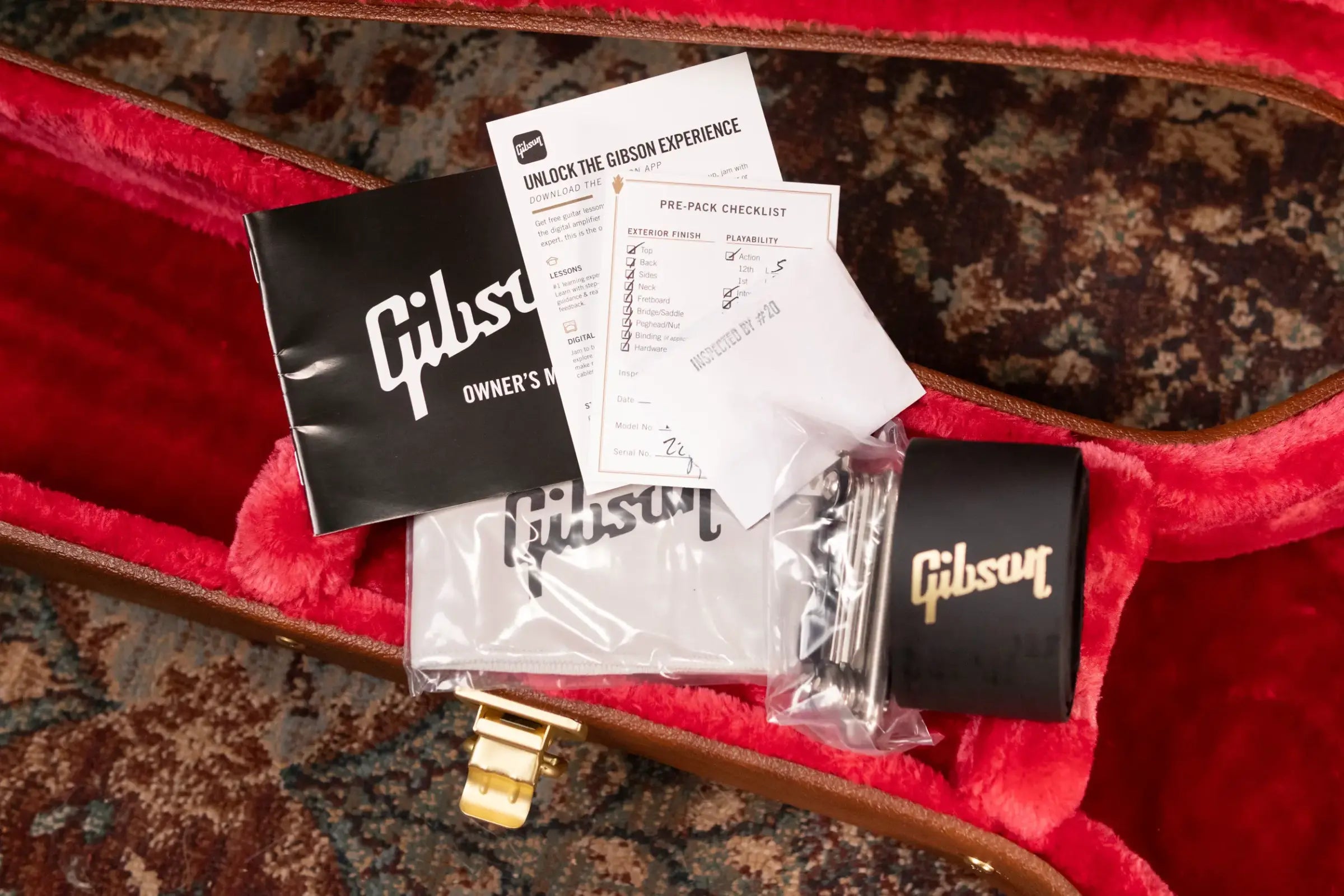Gibson ES-345 Left-Handed Semi-Hollow Electric Guitar - Vintage Burst with Hardshell Case