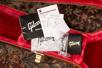 Gibson ES-345 Left-Handed Semi-Hollow Electric Guitar - Vintage Burst with Hardshell Case