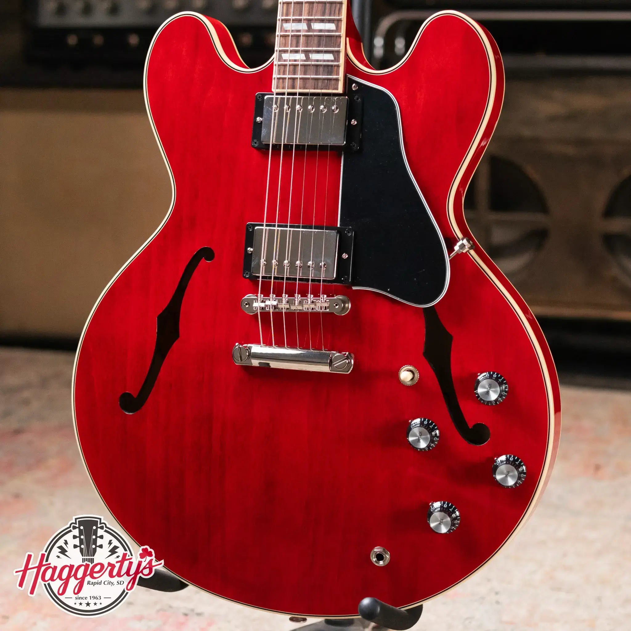 Gibson ES-345 Semi-Hollow Electric Guitar - Sixties Cherry with Hardshell Case
