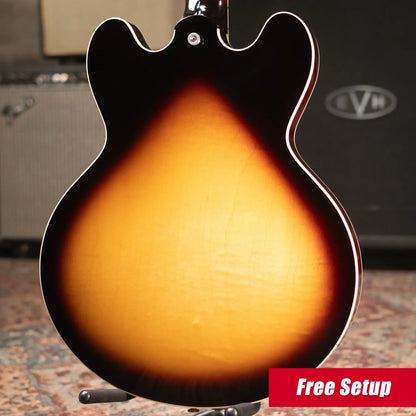 Gibson ES-345 Semi-Hollow Electric Guitar - Vintage Burst with Hardshell Case