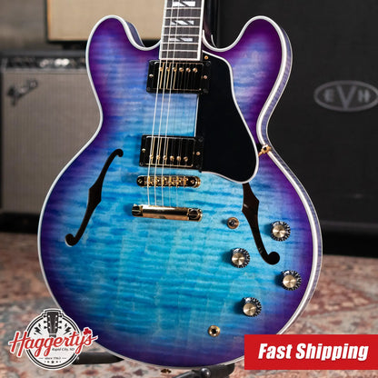 Gibson ES Supreme Semi-Hollow Electric Guitar - Blueberry Burst with Hardshell Case