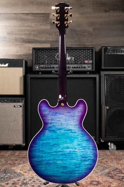 Gibson ES Supreme Semi-Hollow Electric Guitar - Blueberry Burst with Hardshell Case
