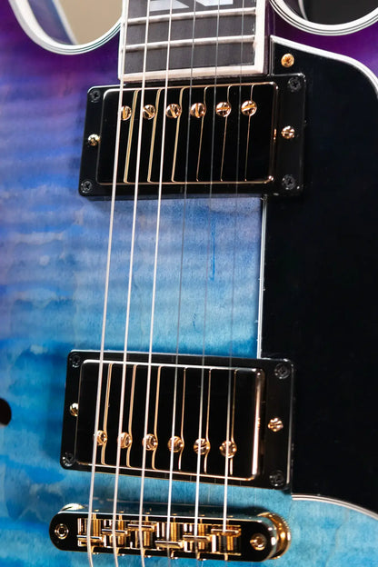 Gibson ES Supreme Semi-Hollow Electric Guitar - Blueberry Burst with Hardshell Case