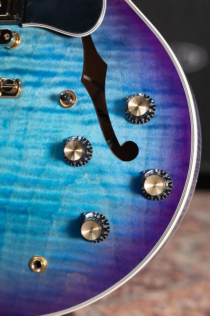 Gibson ES Supreme Semi-Hollow Electric Guitar - Blueberry Burst with Hardshell Case