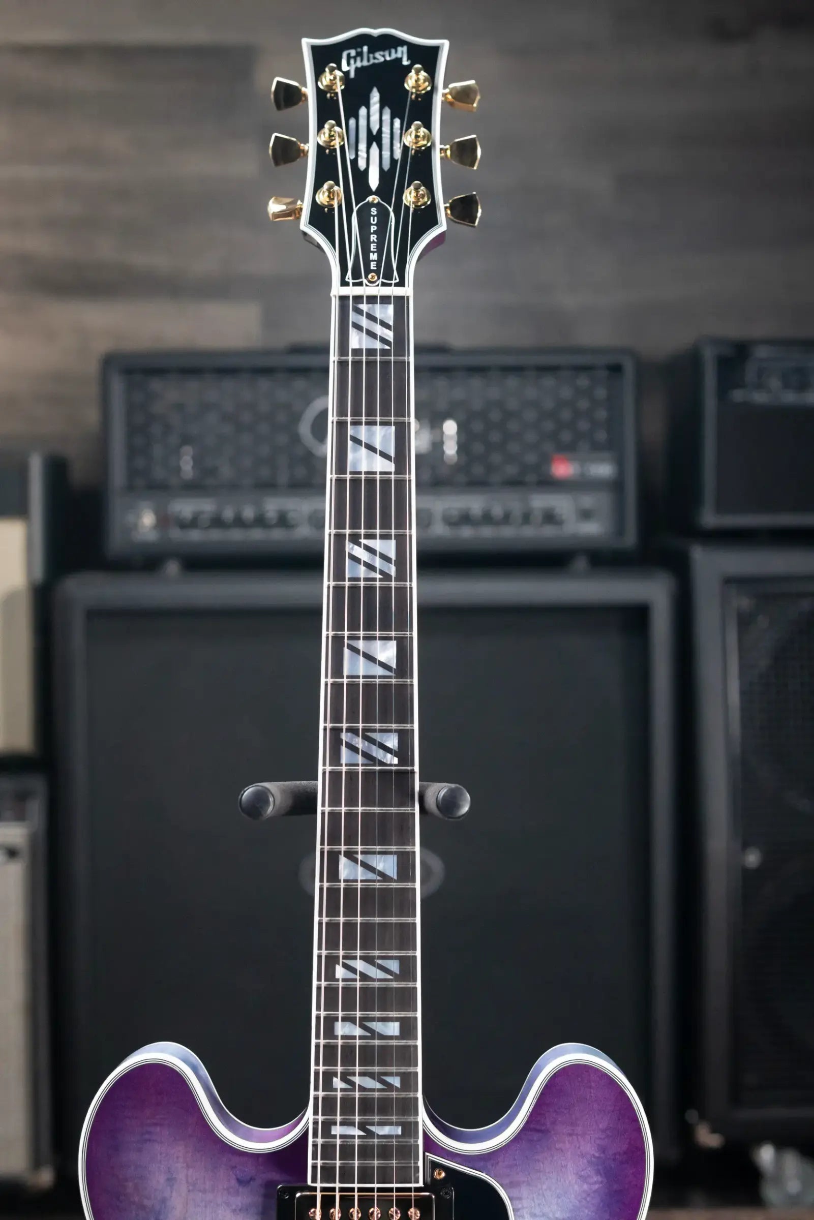 Gibson ES Supreme Semi-Hollow Electric Guitar - Blueberry Burst with Hardshell Case