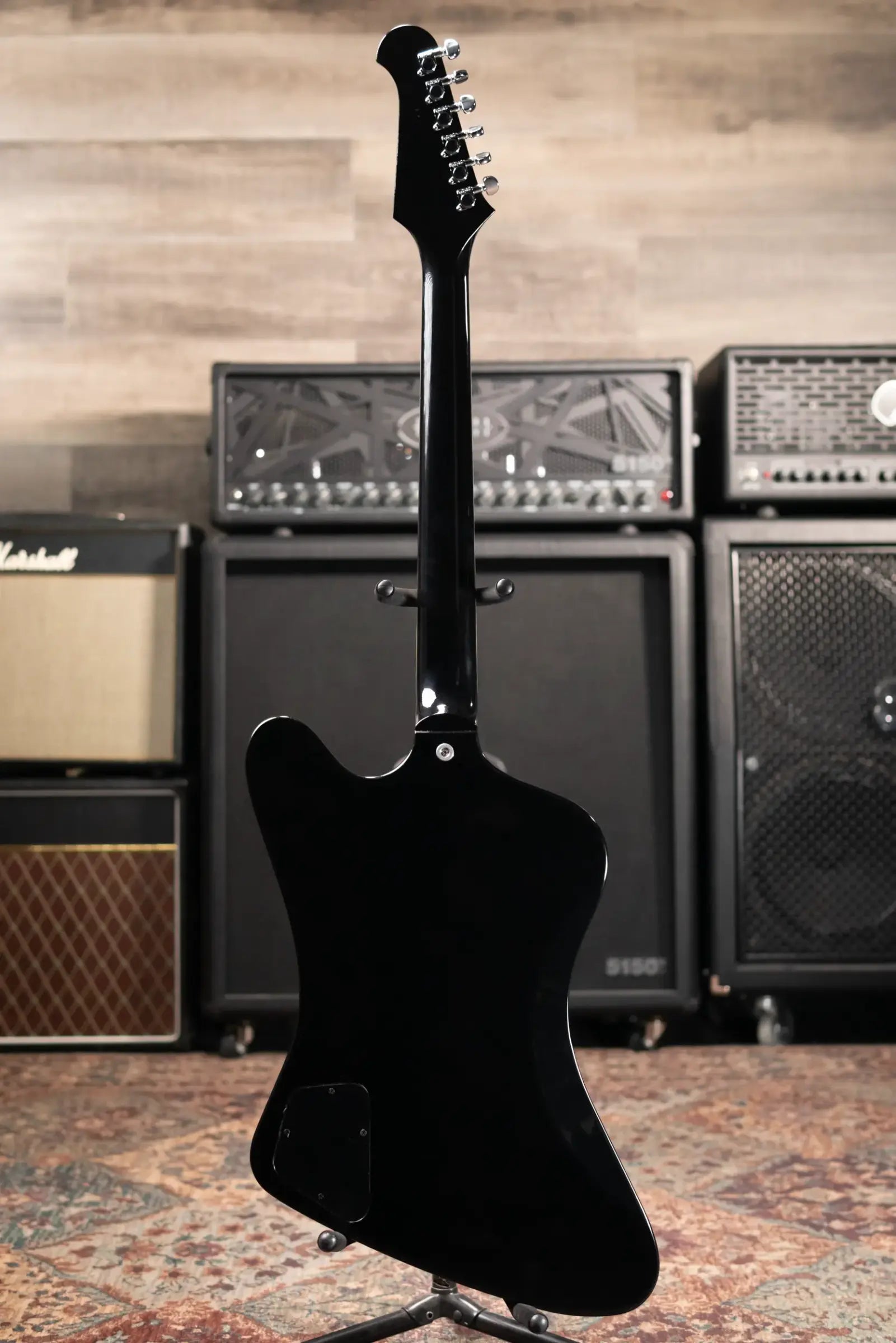 Gibson Firebird Platypus Electric Guitar - Ebony with Hardshell Case