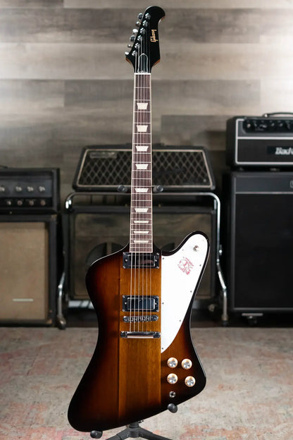 Gibson Firebird Platypus Electric Guitar - Tobacco Sunburst Perimeter with Hardshell Case