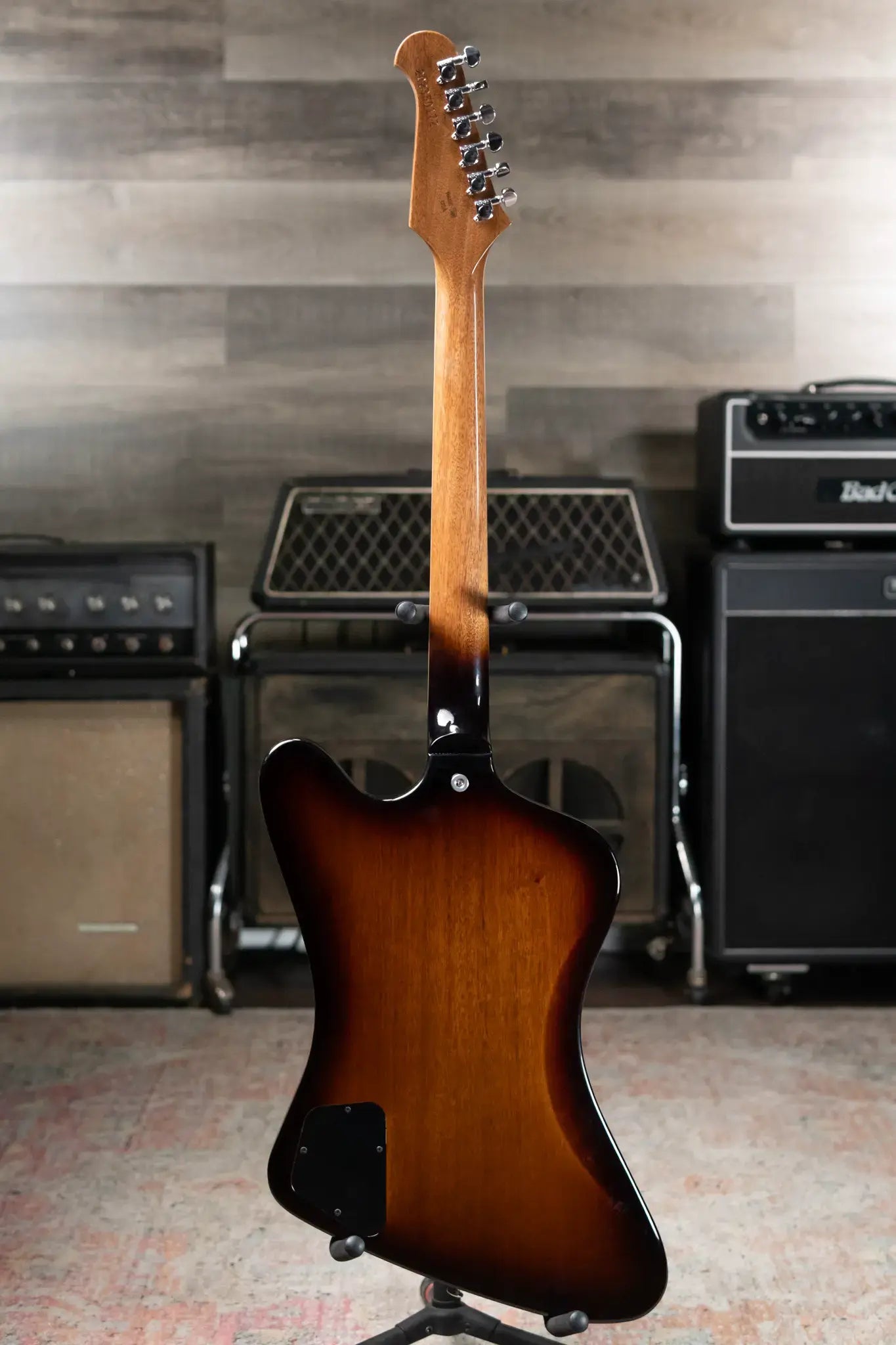 Gibson Firebird Platypus Electric Guitar - Tobacco Sunburst Perimeter with Hardshell Case